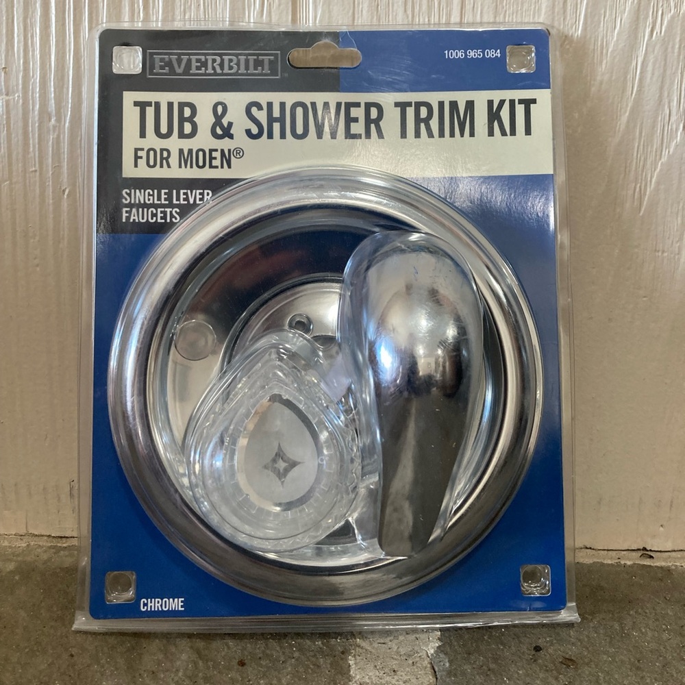 Everbilt Tub & Shower Trim Kit For Moen Single Lever Faucets 1006 965 084 Chrome